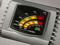 LED level meter optional